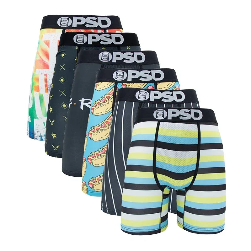 6 Pieces: PSD Graphic Boxer Briefs