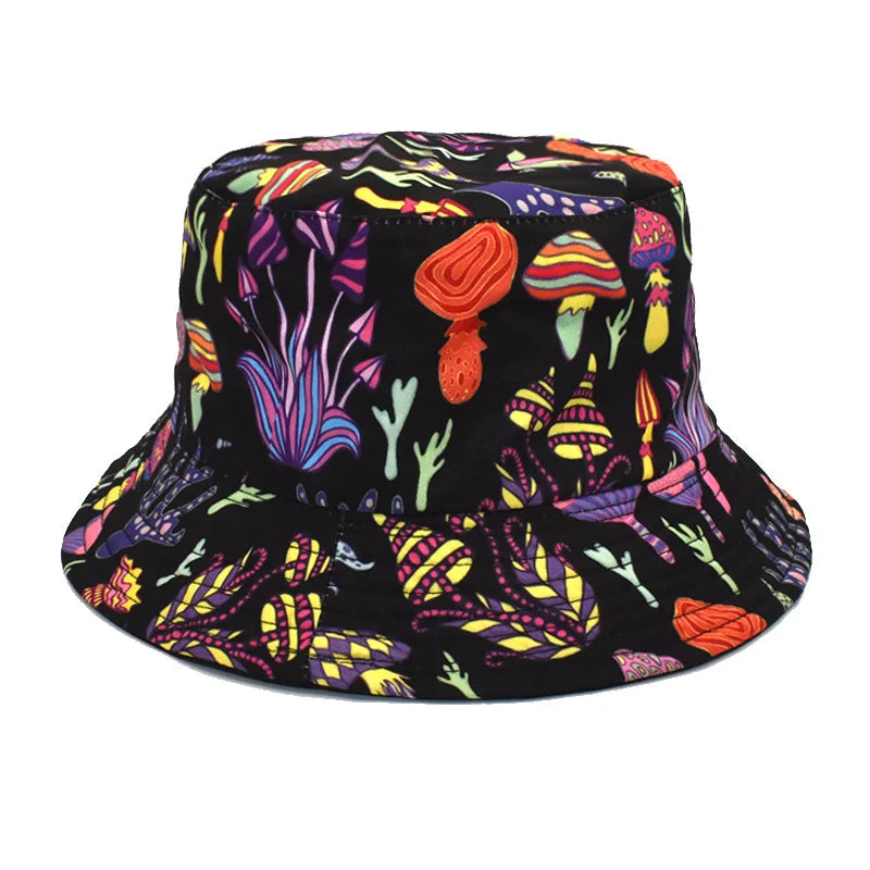 Mushroom Reversable Bucket Hat