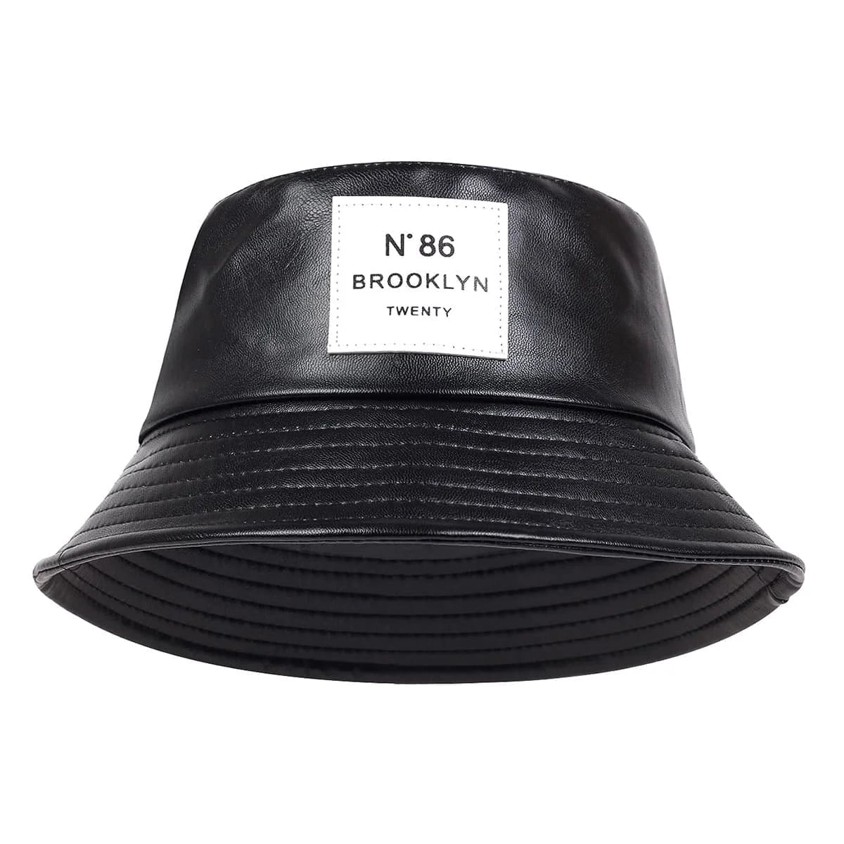 Brooklyn Faux Leather Bucket Hat