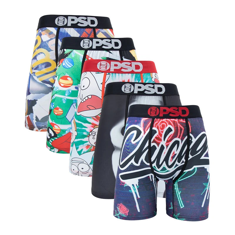 5 Pieces: PSD Graphic Boxer Briefs #2