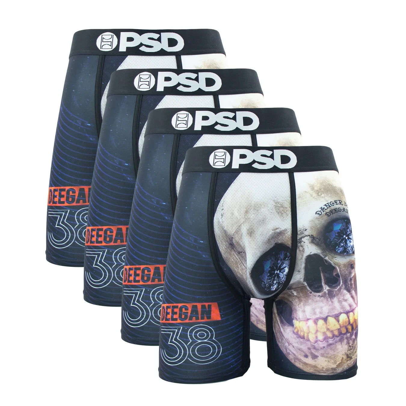 4 Pieces: PSD Graphic Boxer Briefs #2