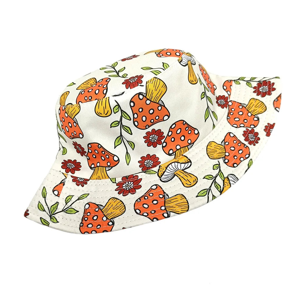 Mushroom Reversable Bucket Hat