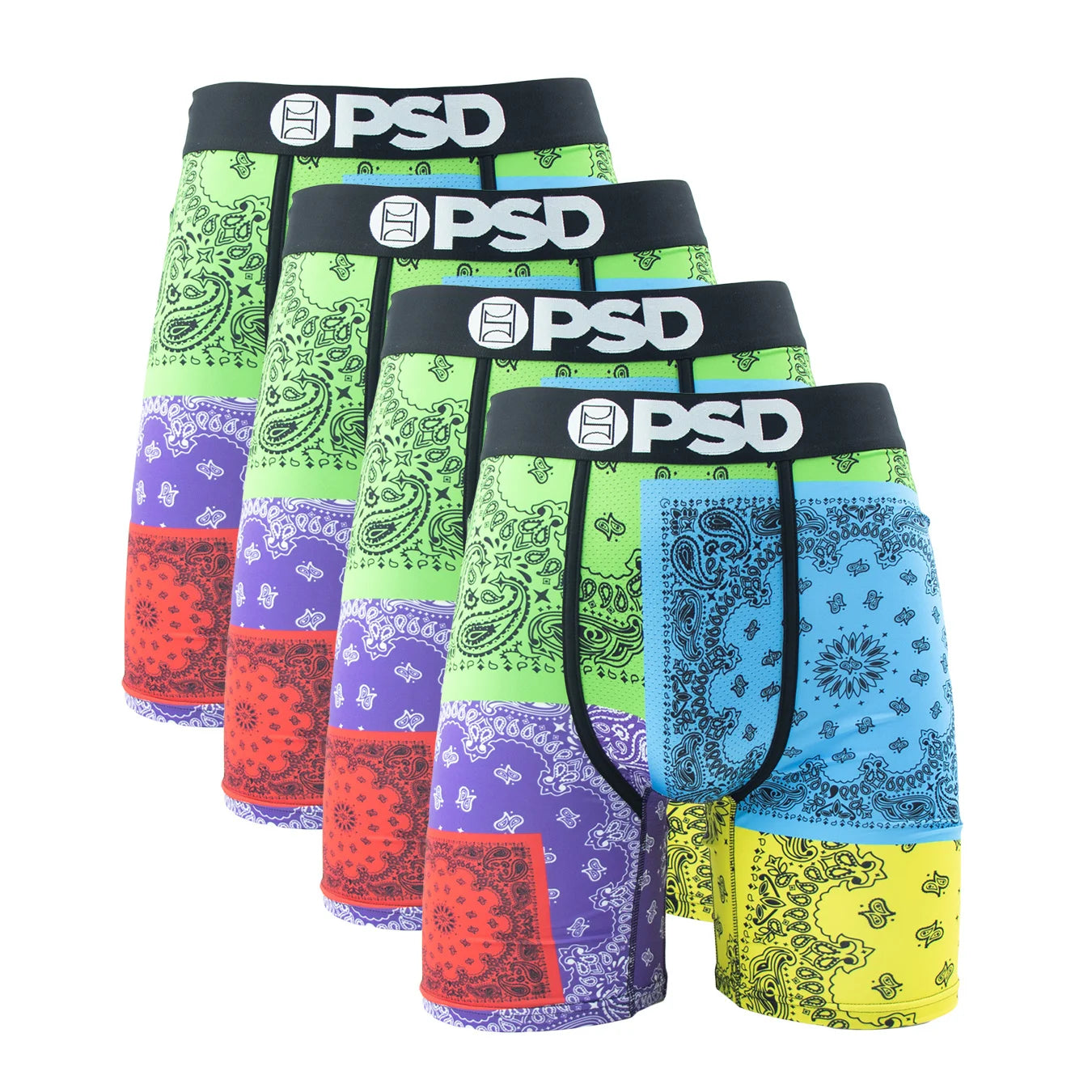 4 Pieces: PSD Graphic Underwear