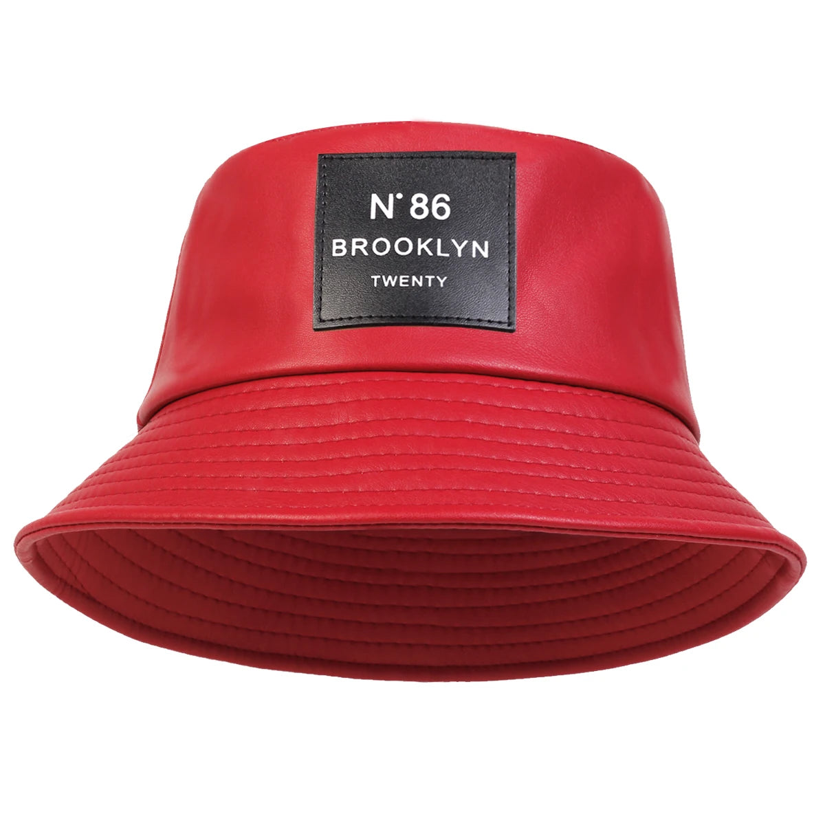 Brooklyn Faux Leather Bucket Hat