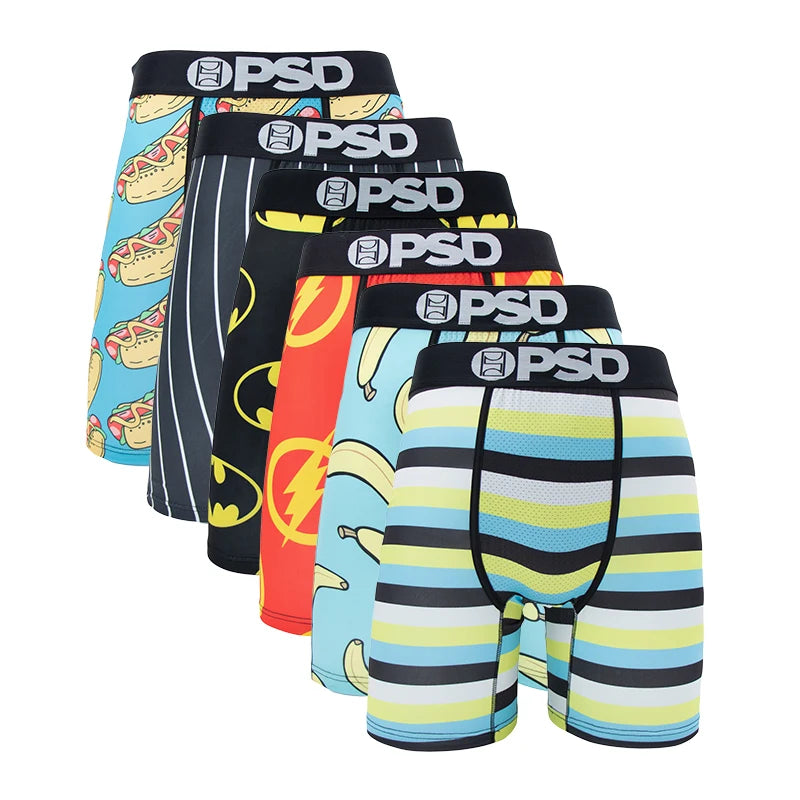 6 Pieces: PSD Graphic Boxer Briefs