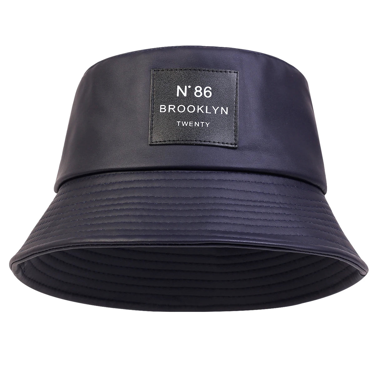 Brooklyn Faux Leather Bucket Hat