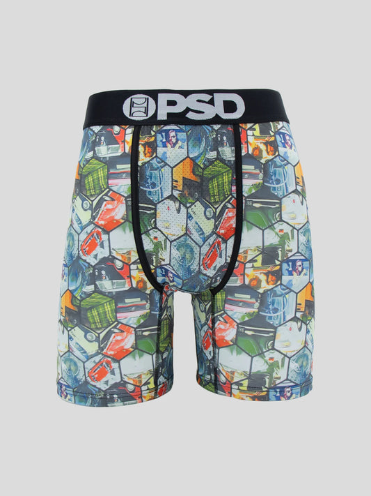 Honeycomb Cartoon Boxer Briefs