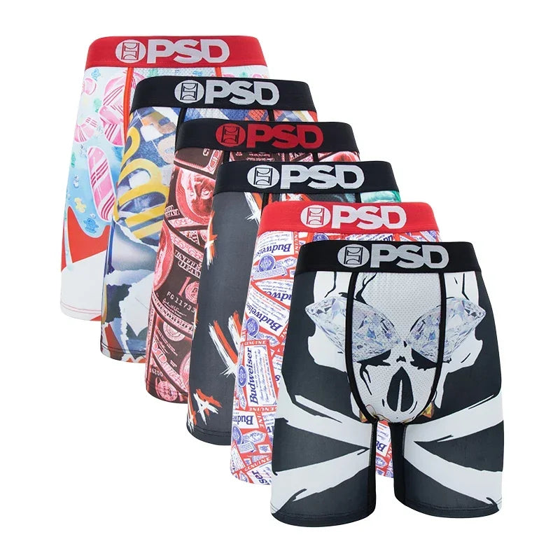 6 Pieces: PSD Graphic Boxer Briefs
