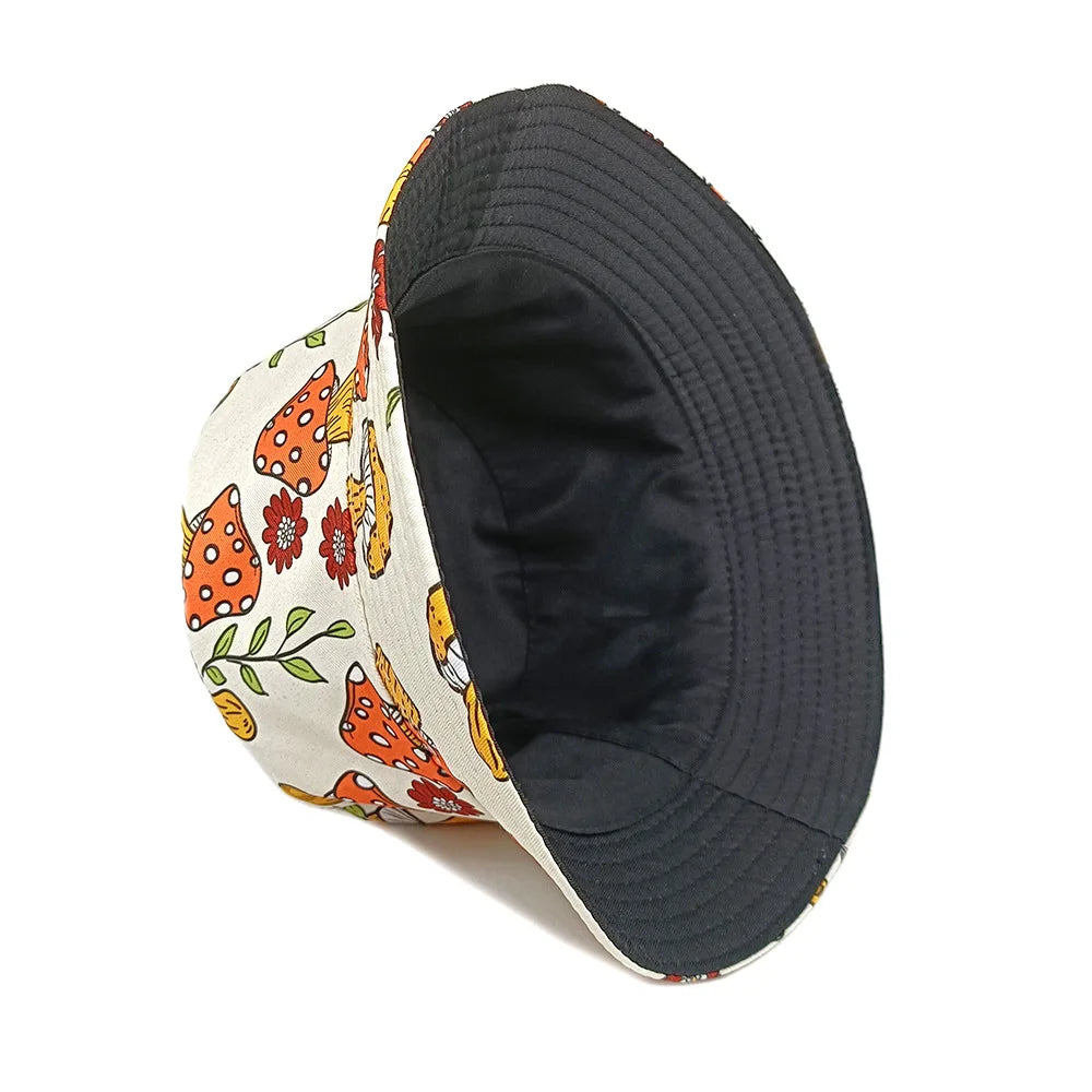 Mushroom Reversable Bucket Hat
