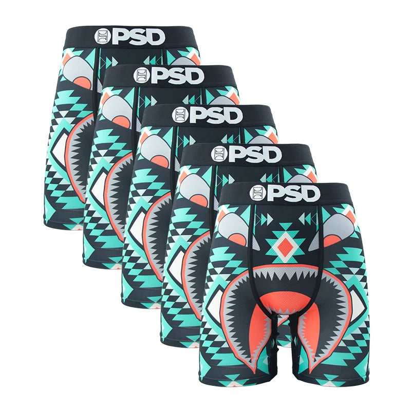 5 Pieces: PSD Graphic Boxer Briefs