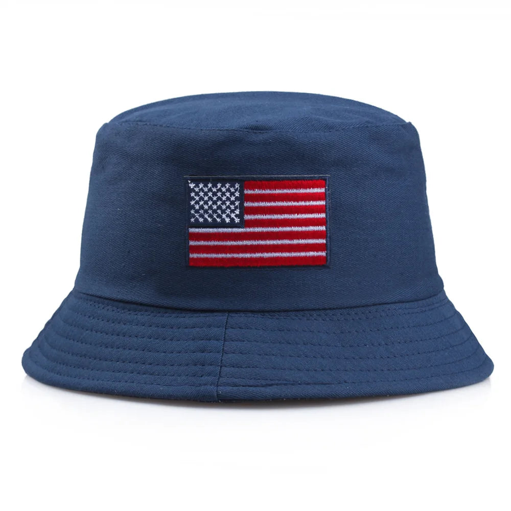 American Flag Bucket Hat