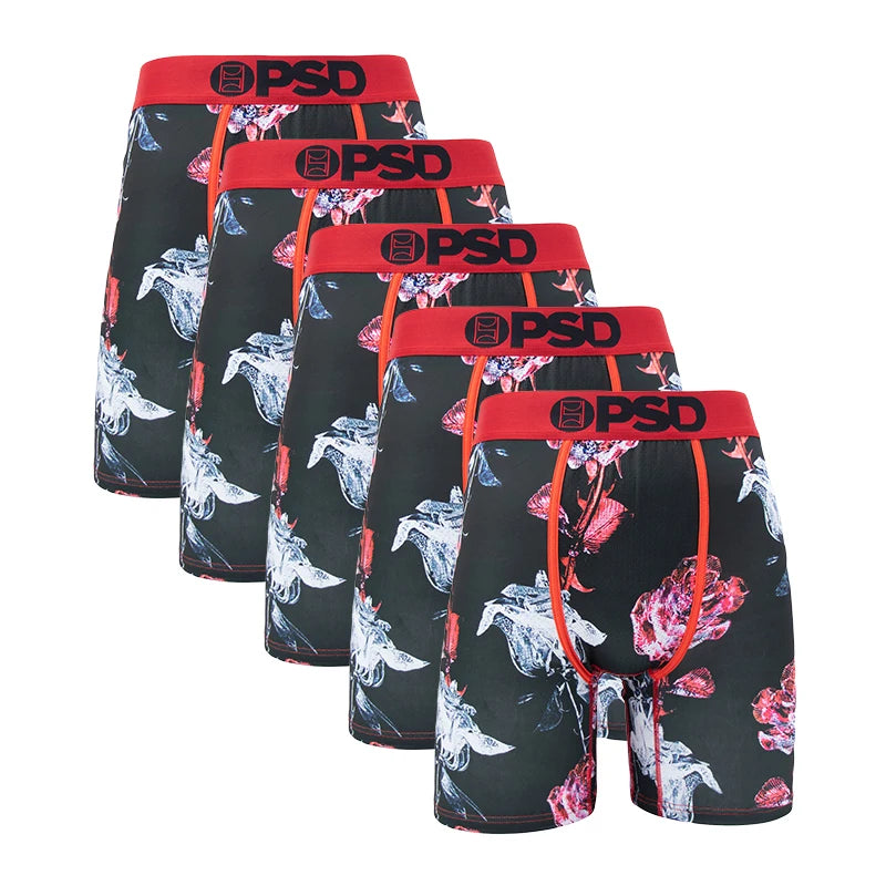 5 Pieces: PSD Graphic Boxer Briefs
