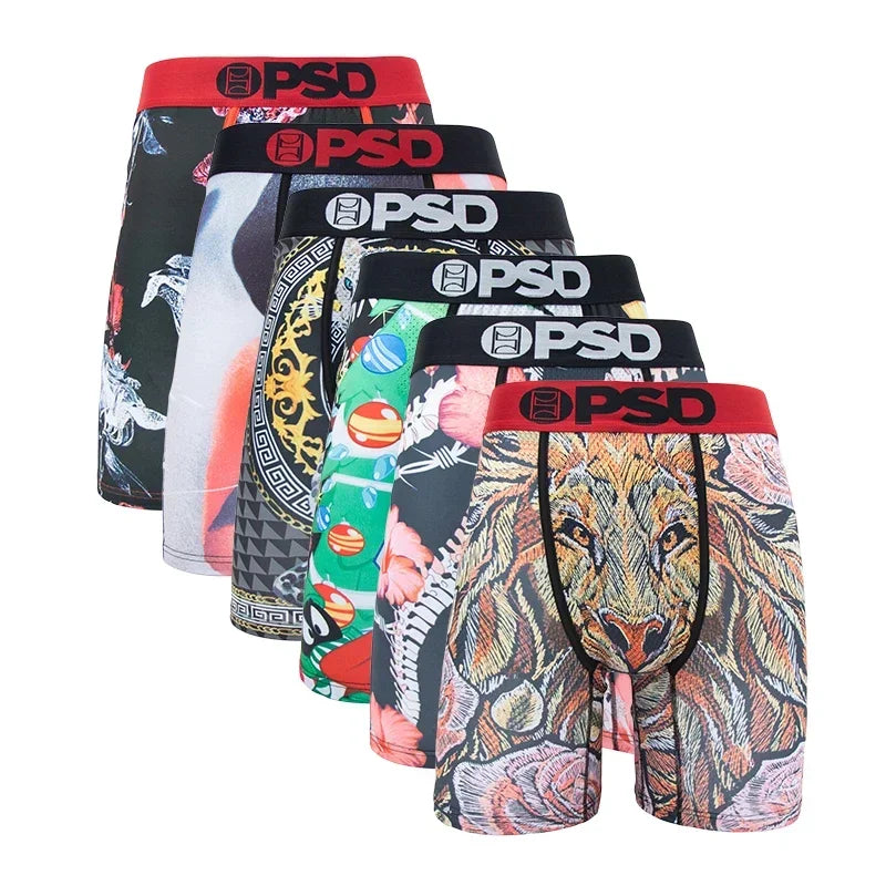 6 Pieces: PSD Graphic Boxer Briefs