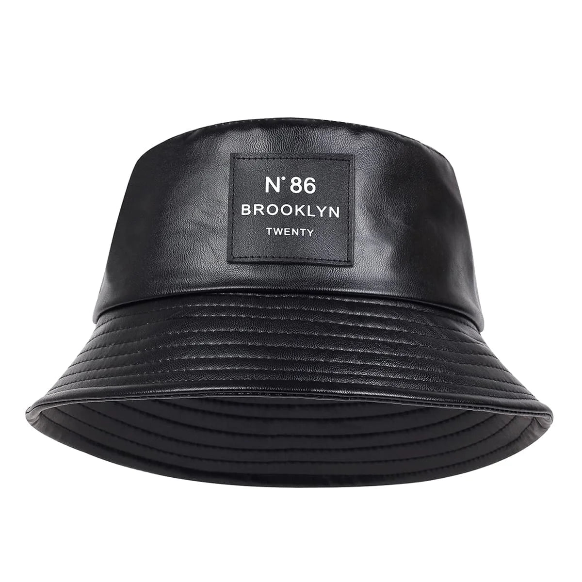 Brooklyn Faux Leather Bucket Hat