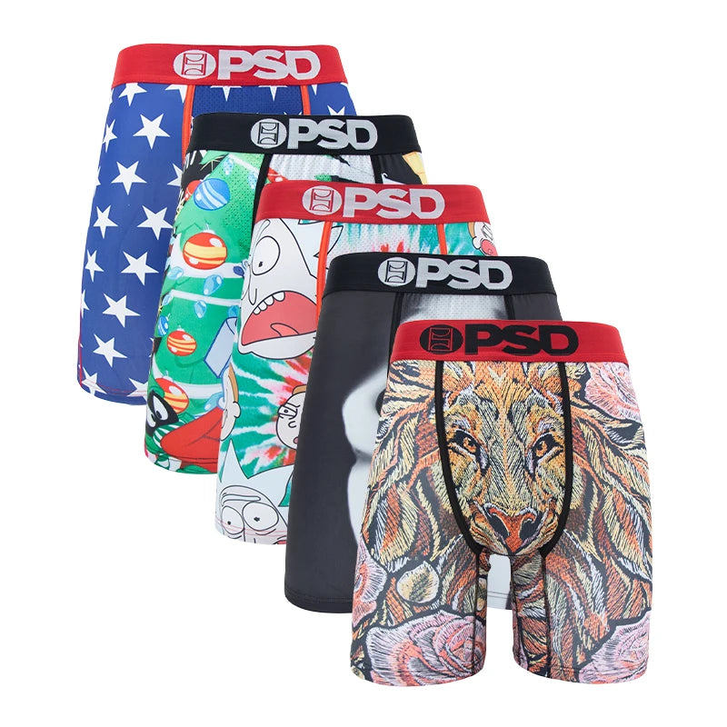 5 Pieces: PSD Graphic Boxer Briefs #2