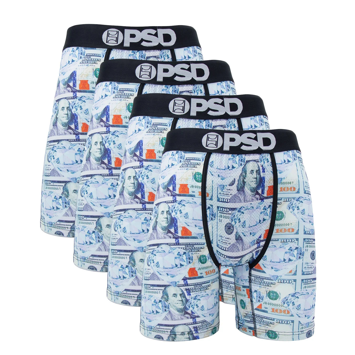 4 Pieces: PSD Graphic Boxer Briefs #3