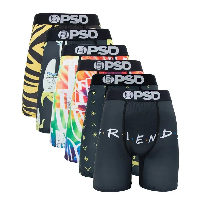 6 Pieces: PSD Graphic Boxer Briefs