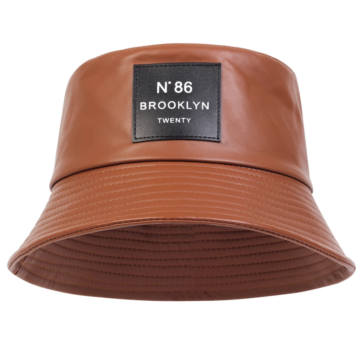 Brooklyn Faux Leather Bucket Hat