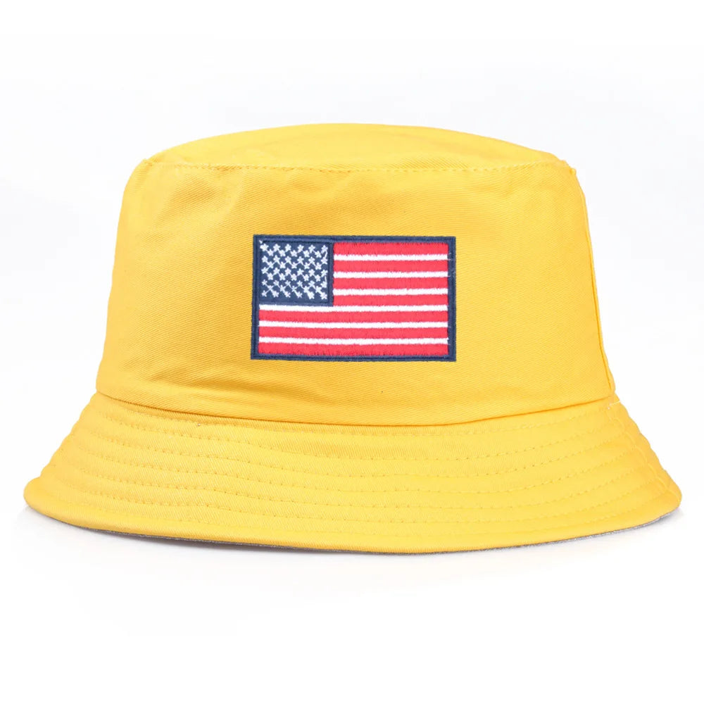 American Flag Bucket Hat