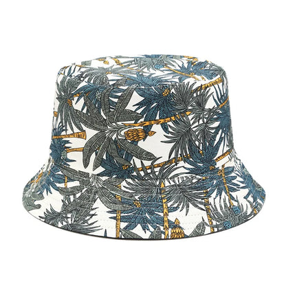 Palm Tree Reversable Bucket Hat