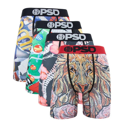 4 Pieces: PSD Graphic Boxer Briefs