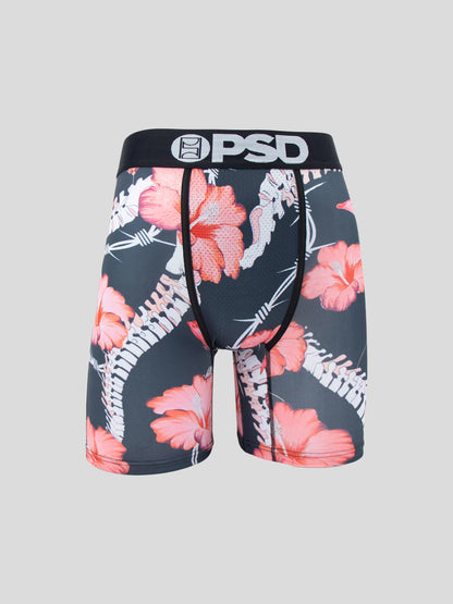 Floral Skeleton Boxer Briefs