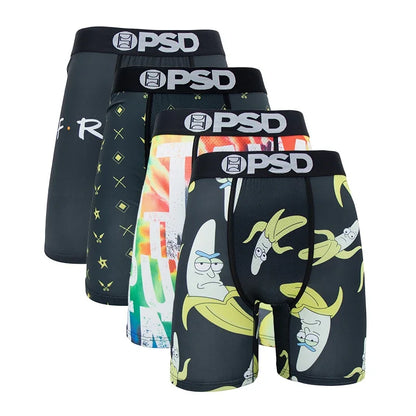 4 Pieces: PSD Graphic Boxer Briefs