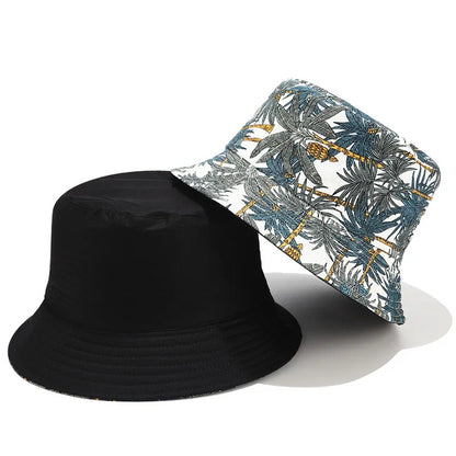 Palm Tree Reversable Bucket Hat