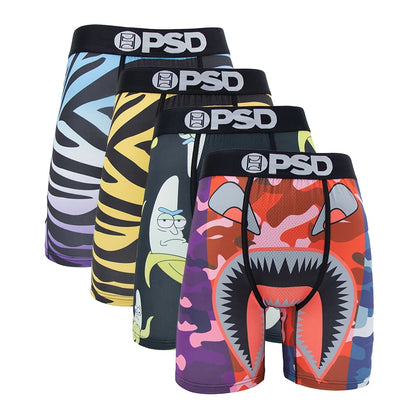 4 Pieces: PSD Graphic Boxer Briefs