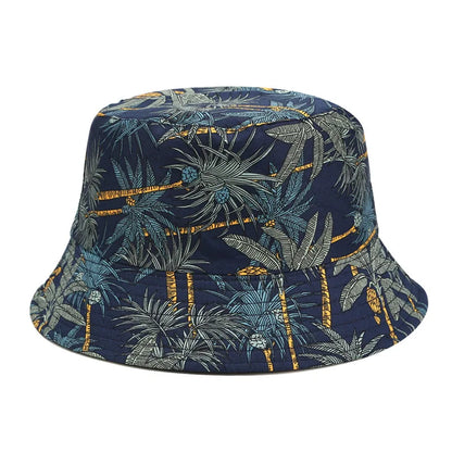 Palm Tree Reversable Bucket Hat