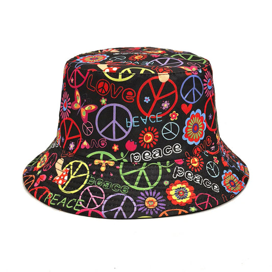 Peace Sign Bucket Hat