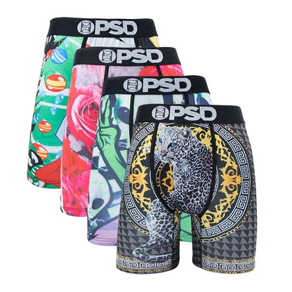 4 Pieces: PSD Graphic Boxer Briefs